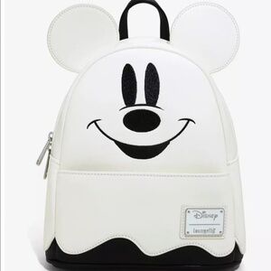 Loungefly Disney Mickey Mouse Ghost Glow-in-the-Dark Mini Backpack